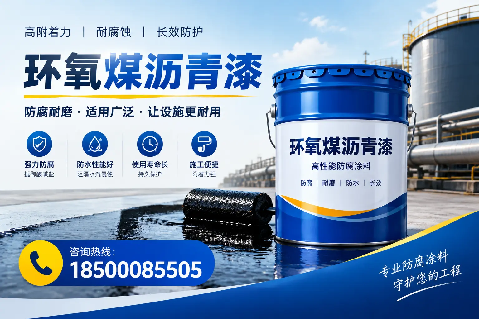 环氧煤沥青漆与其他涂料的对比分析,助力阿拉善企业决策